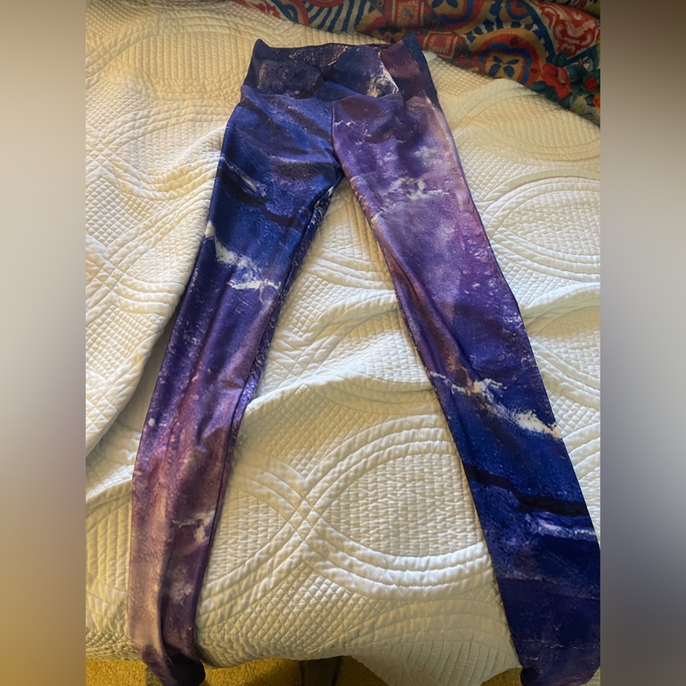 Gold sheep leggings xs
